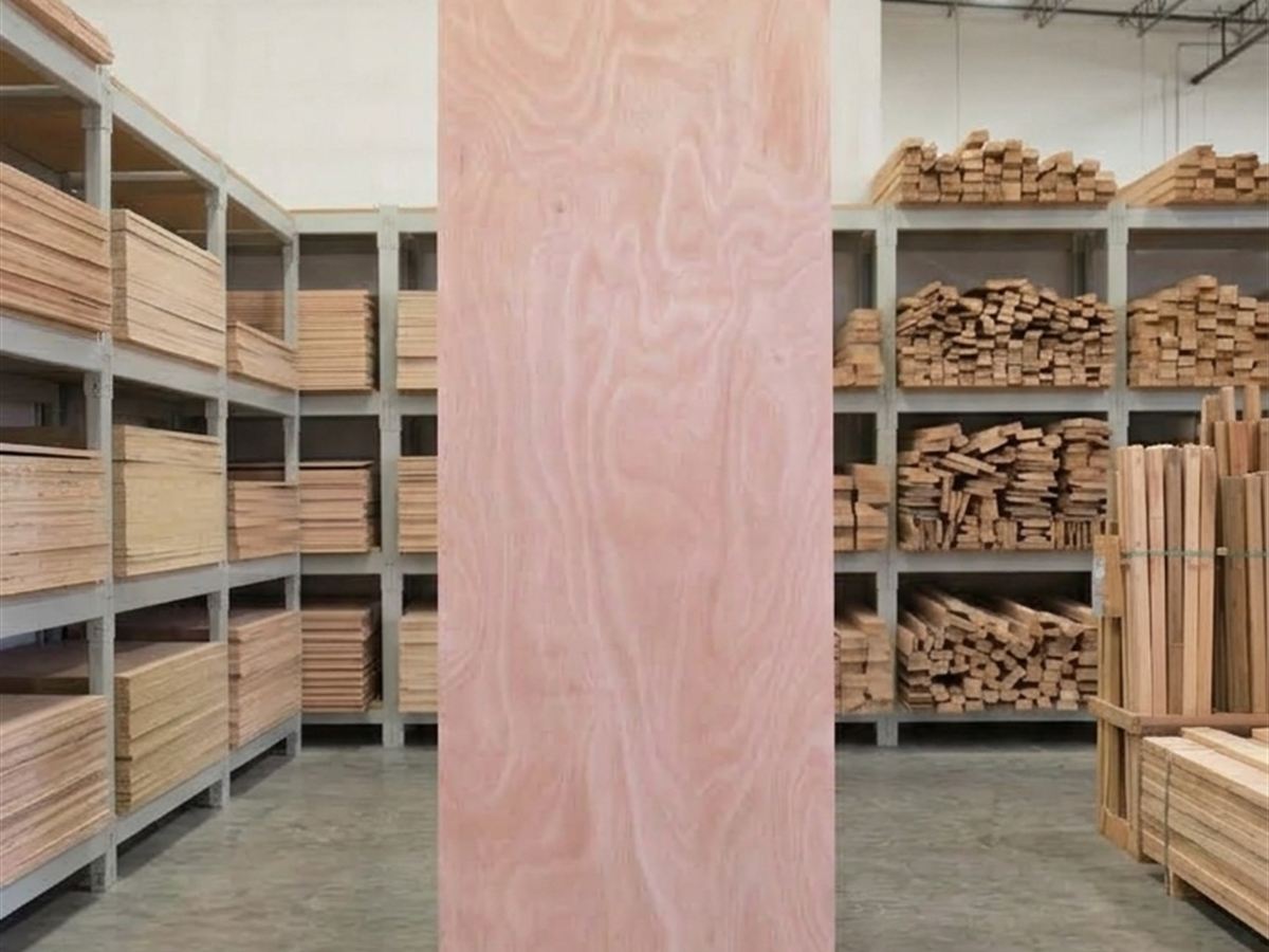 Puerta de plywood a la medida